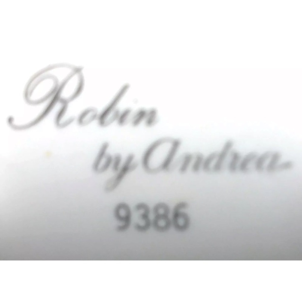 Andrea by Sadek Robin Ceramic Figurine #9386 Hand Painted Vintage Made in Japan - Picture 7 of 14